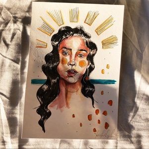 Original drawing/painting portrait